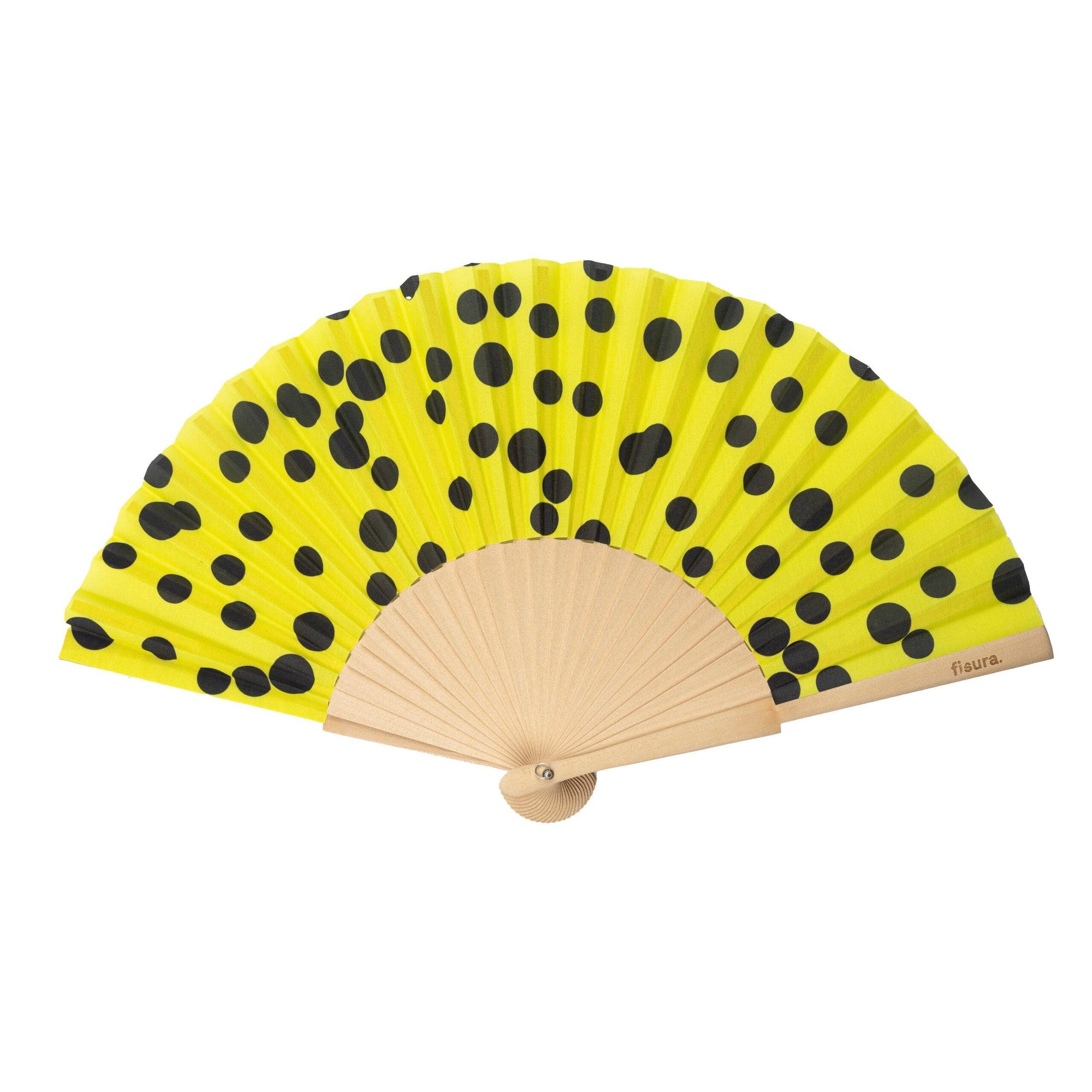 Yellow Polka Dot Fan
