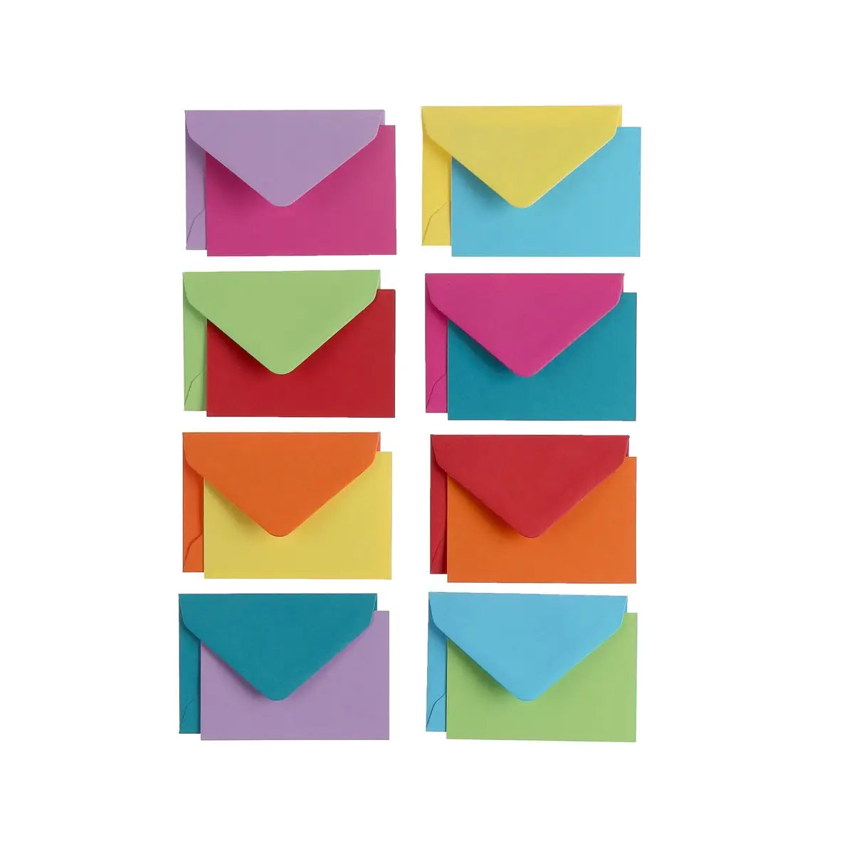Colored Envelopes And Cards Salmon Pink 95 X 122mm Greeting Card