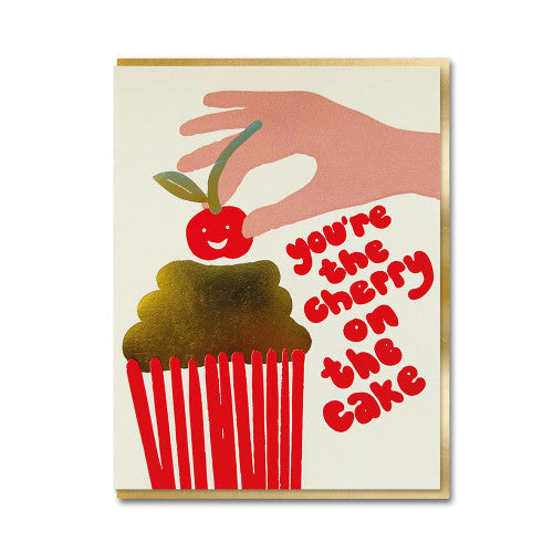 Cherry On The Cake Greeting Card | Emma Emmerson