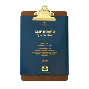 A5 Clipboard Gold Clip