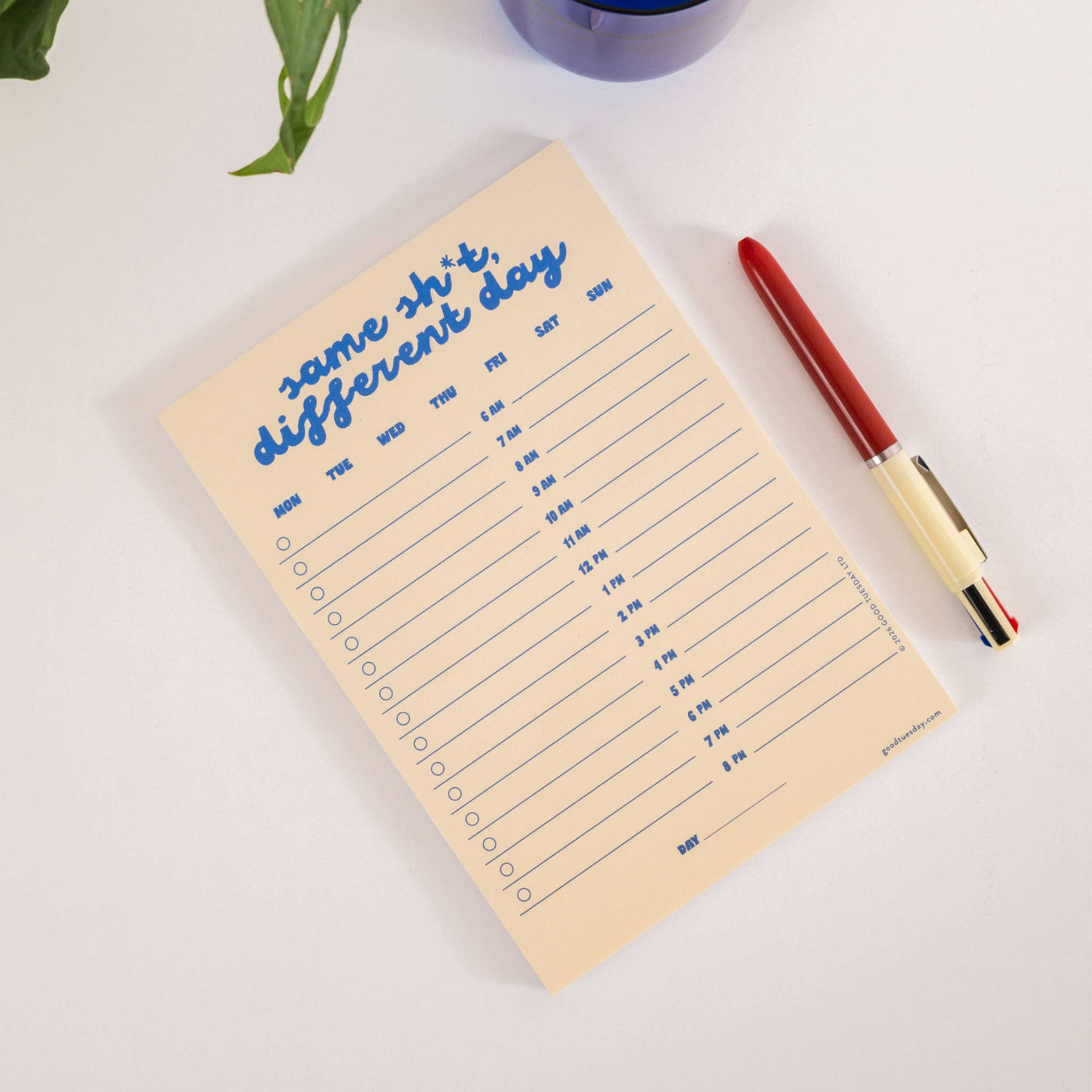 A5 Daily Planner Pad | Same Sh*t, Different Day
