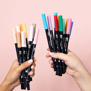 ABT Dual Brush Pen | Set of 6 | Primary Colours