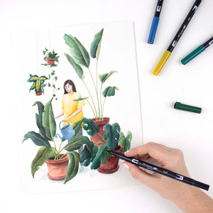 ABT Dual Brush Pen | Set of 6 styling