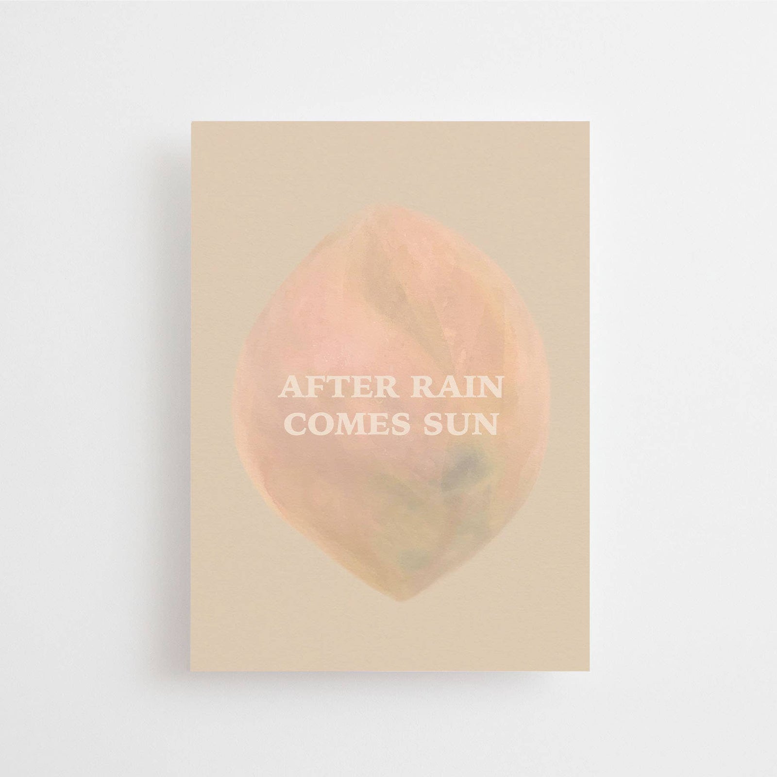 AFTER RAIN COMES SUN | POSTCARD
