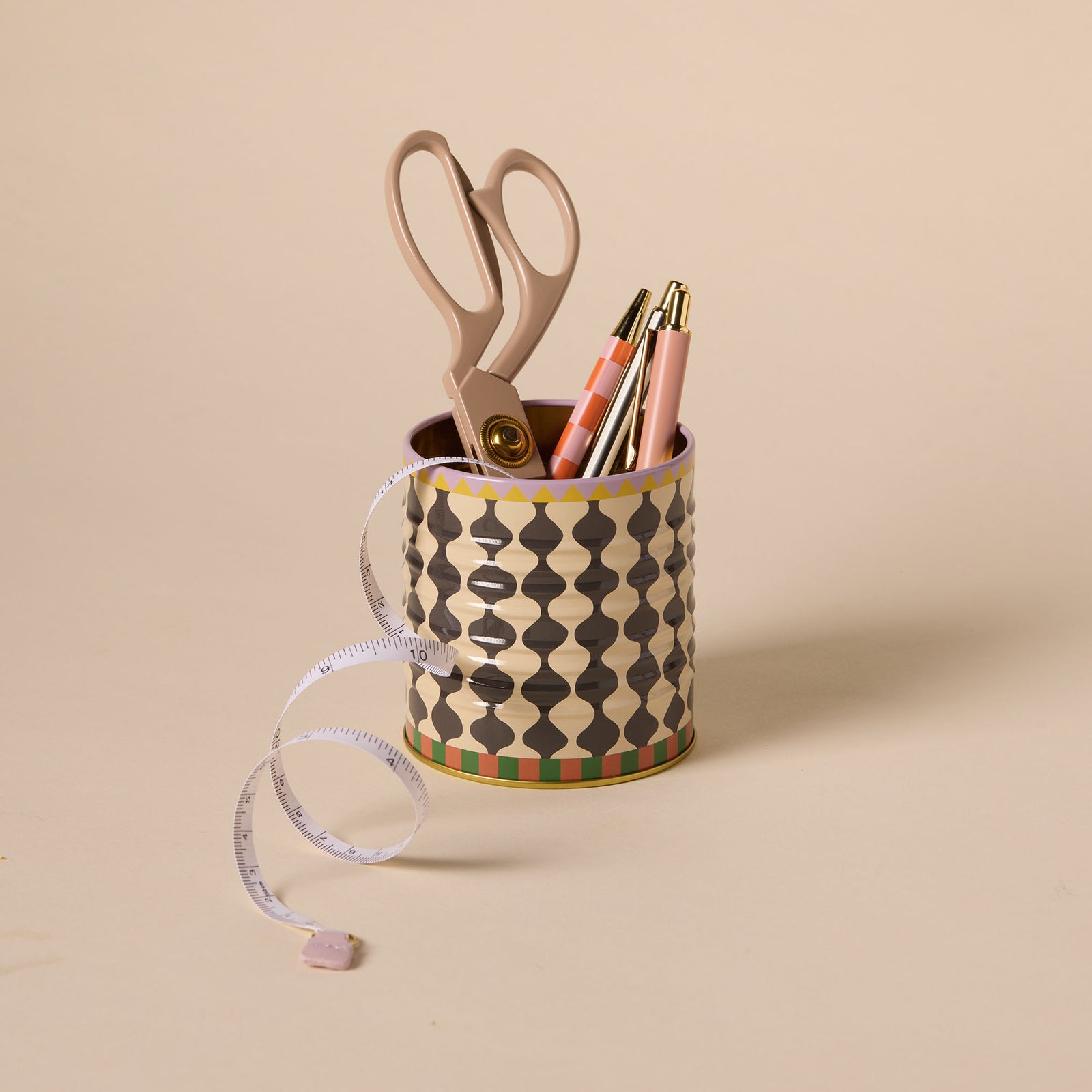 A Dopo Storage Tins | Black & White Wavy