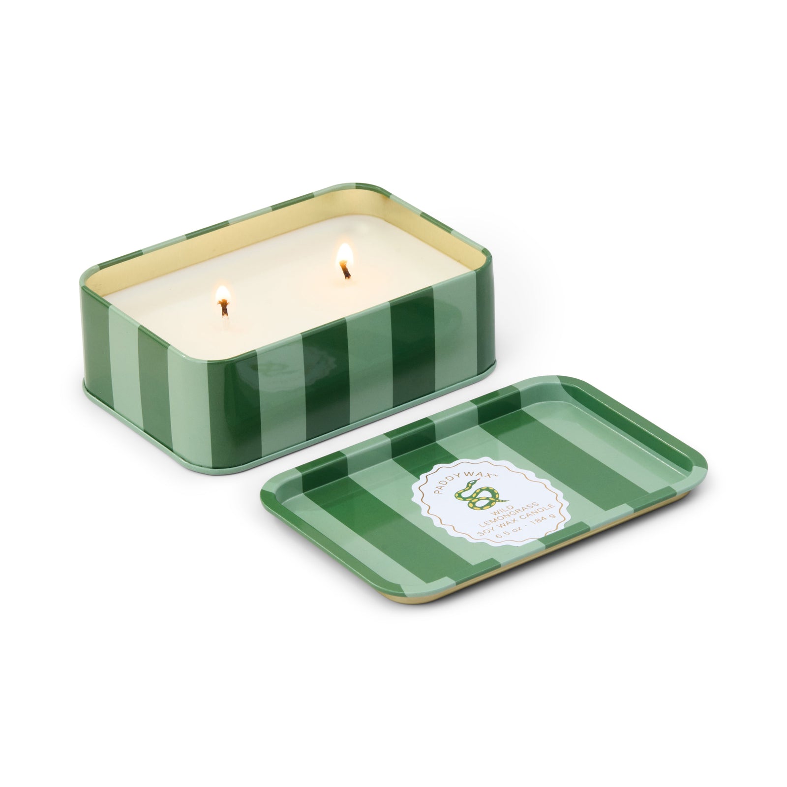 A Dopo Tin Scented Candle | Snake | Wild Lemongrass