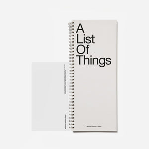 A List of Things | Edition II