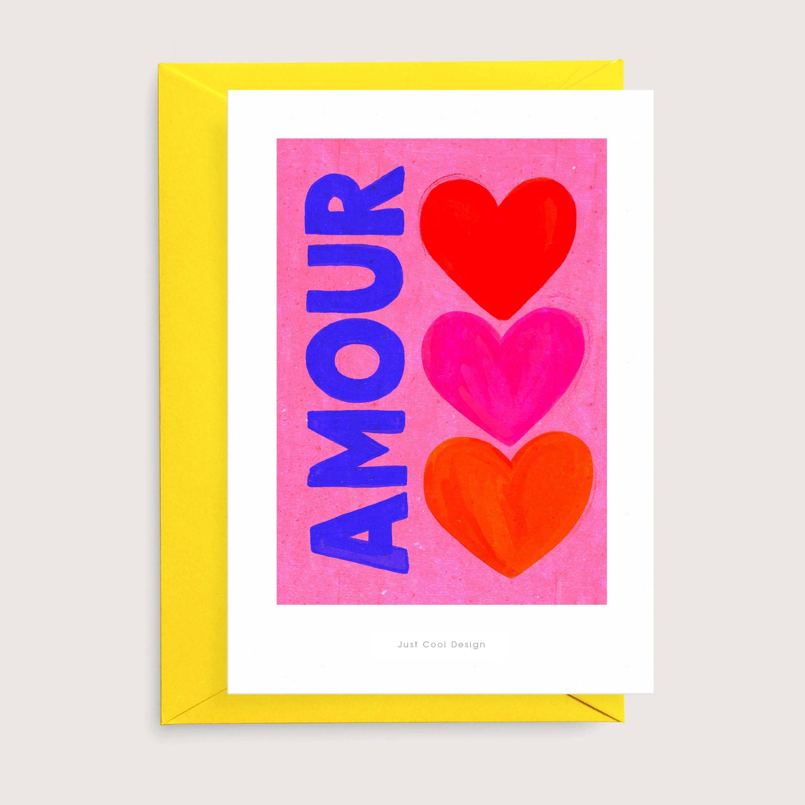 Amour Mini Art Print | Illustration Card