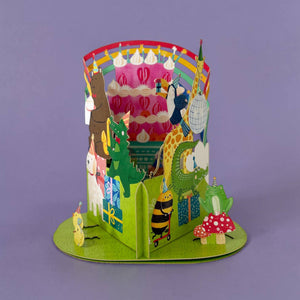Animal Birthday Party | Pop-Up Card