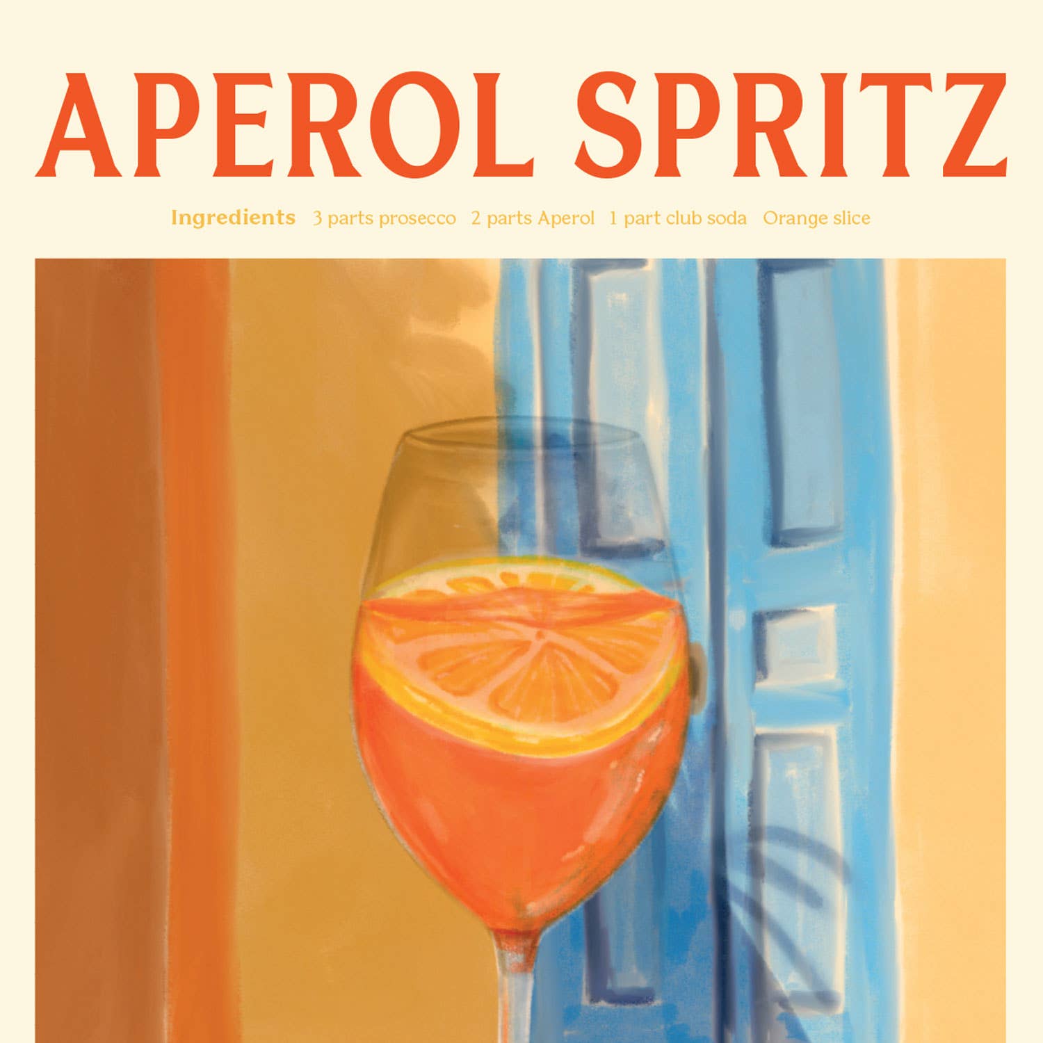 Aperol Spritz | Elin PK | Greetings Card