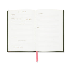 Bookcloth Cover Journal | What Happens In Book Club