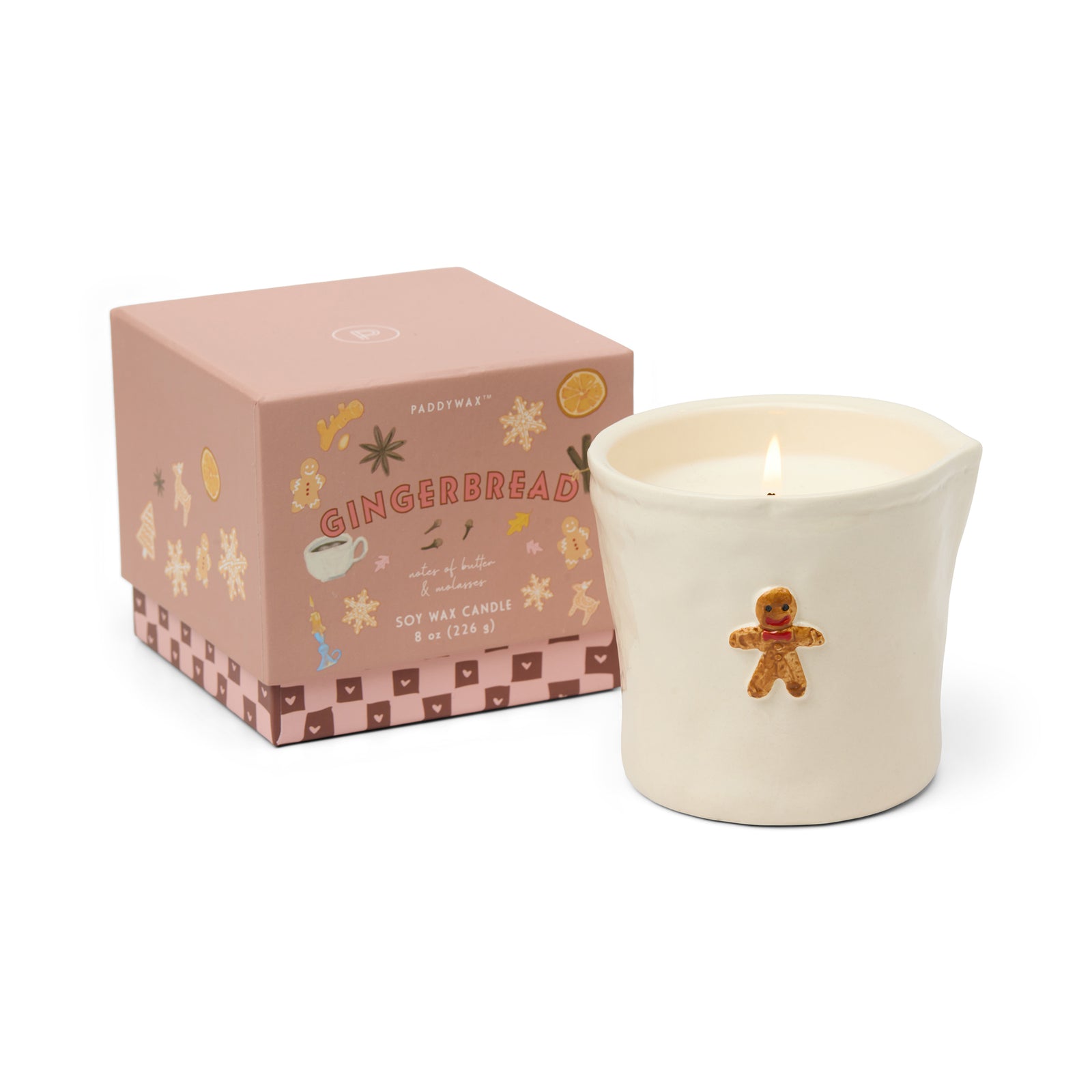Bistro Ceramic Candle | Gingerbread