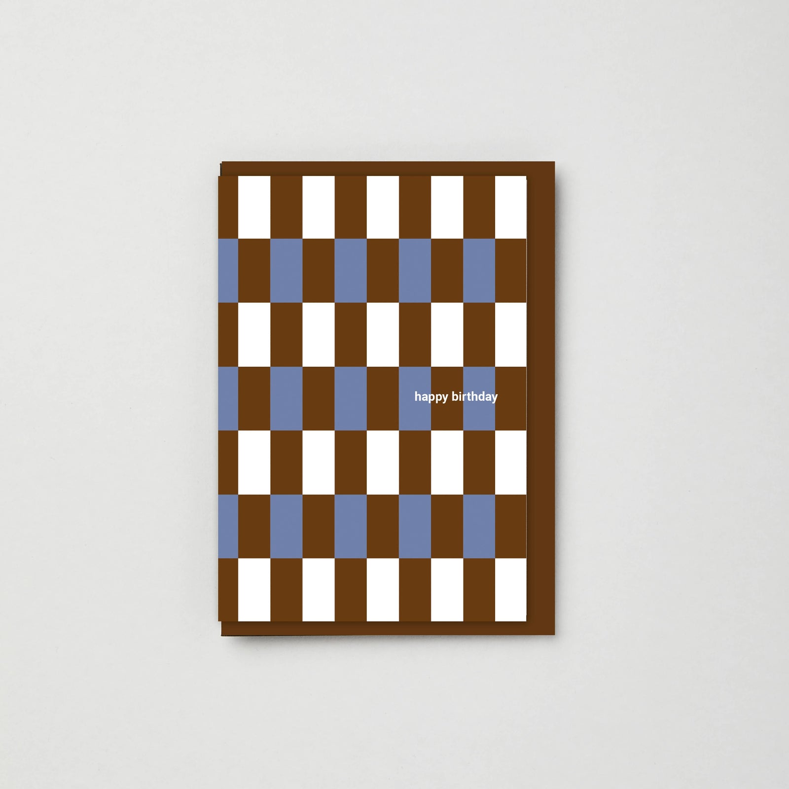 BURGUNDY BRUGGE TILE | BIRTHDAY CARD