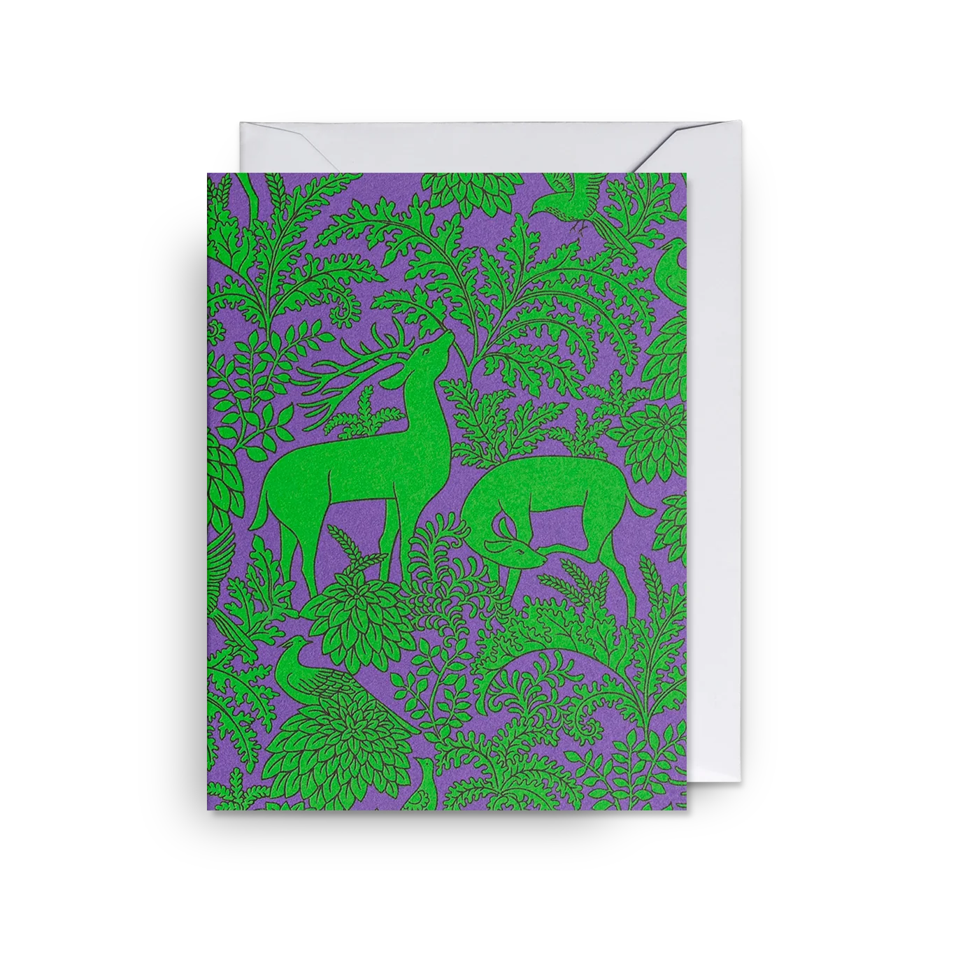Balmoral Violet Decorative Deer | Warner House | Mini Card
