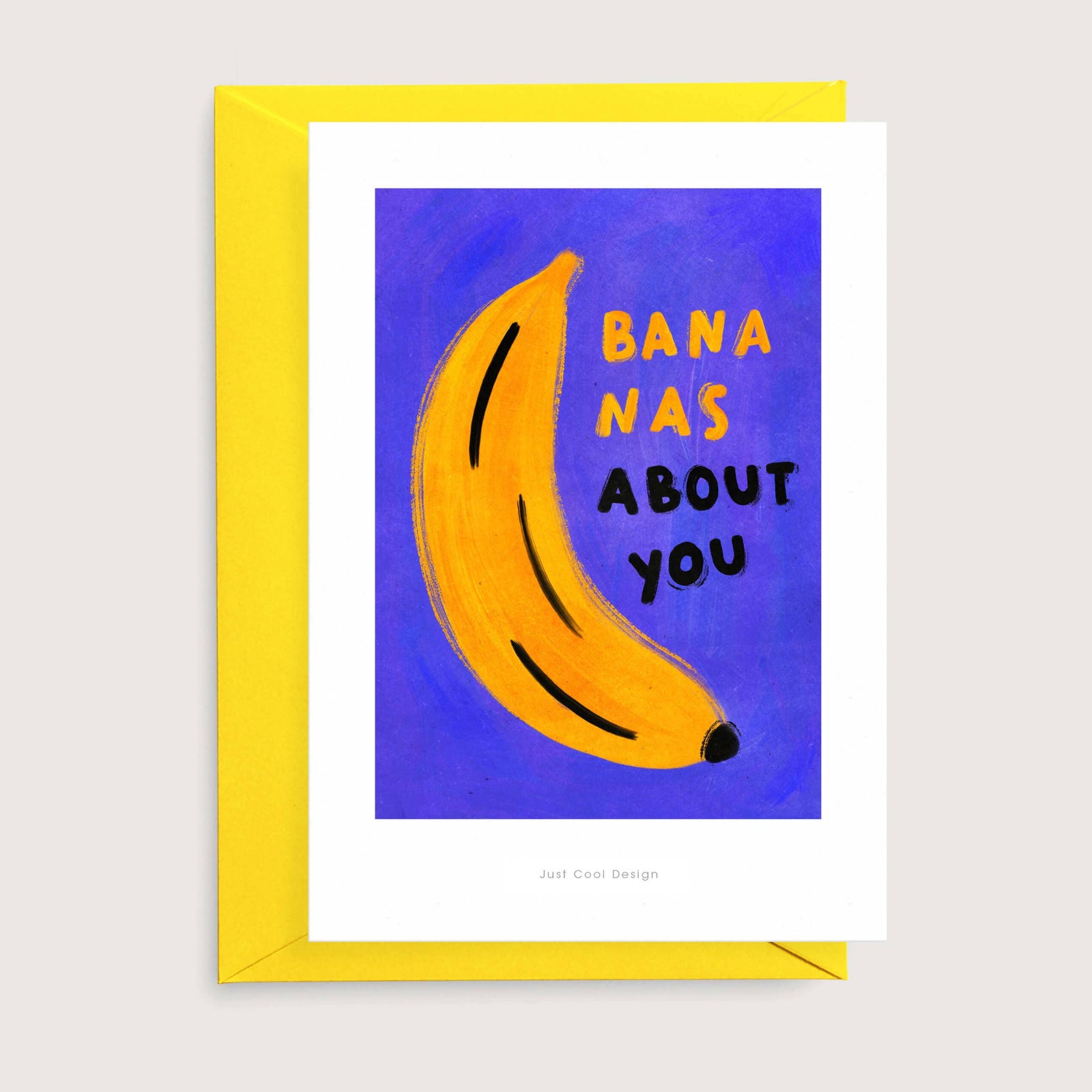 Banana Mini Art Print | Illustration Card