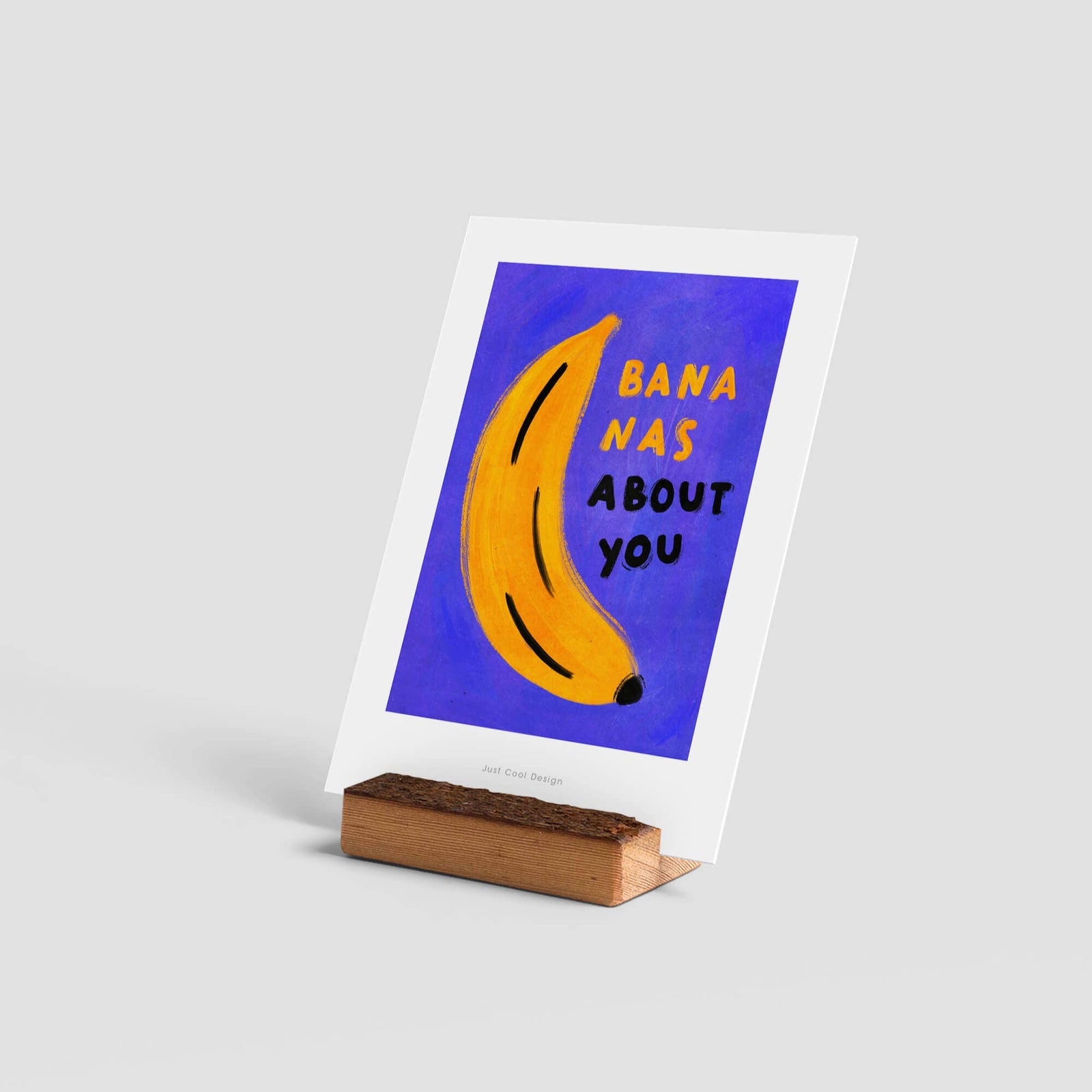 Banana Mini Art Print | Illustration Card