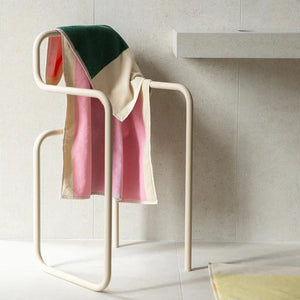 Bath Towel | Pink Dark Green