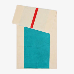 Bath Towel | Red Turquoise