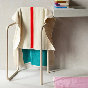 Bath Towel | Red Turquoise