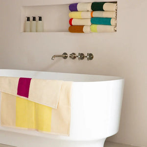 Bath Towel | Yellow Fuchsia
