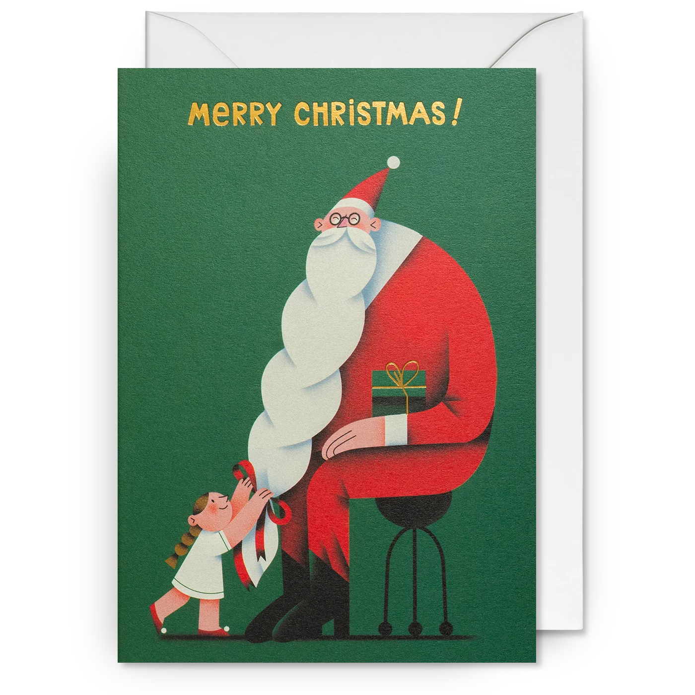Bearded Santa | Tania Yakunova | Christmas Card
