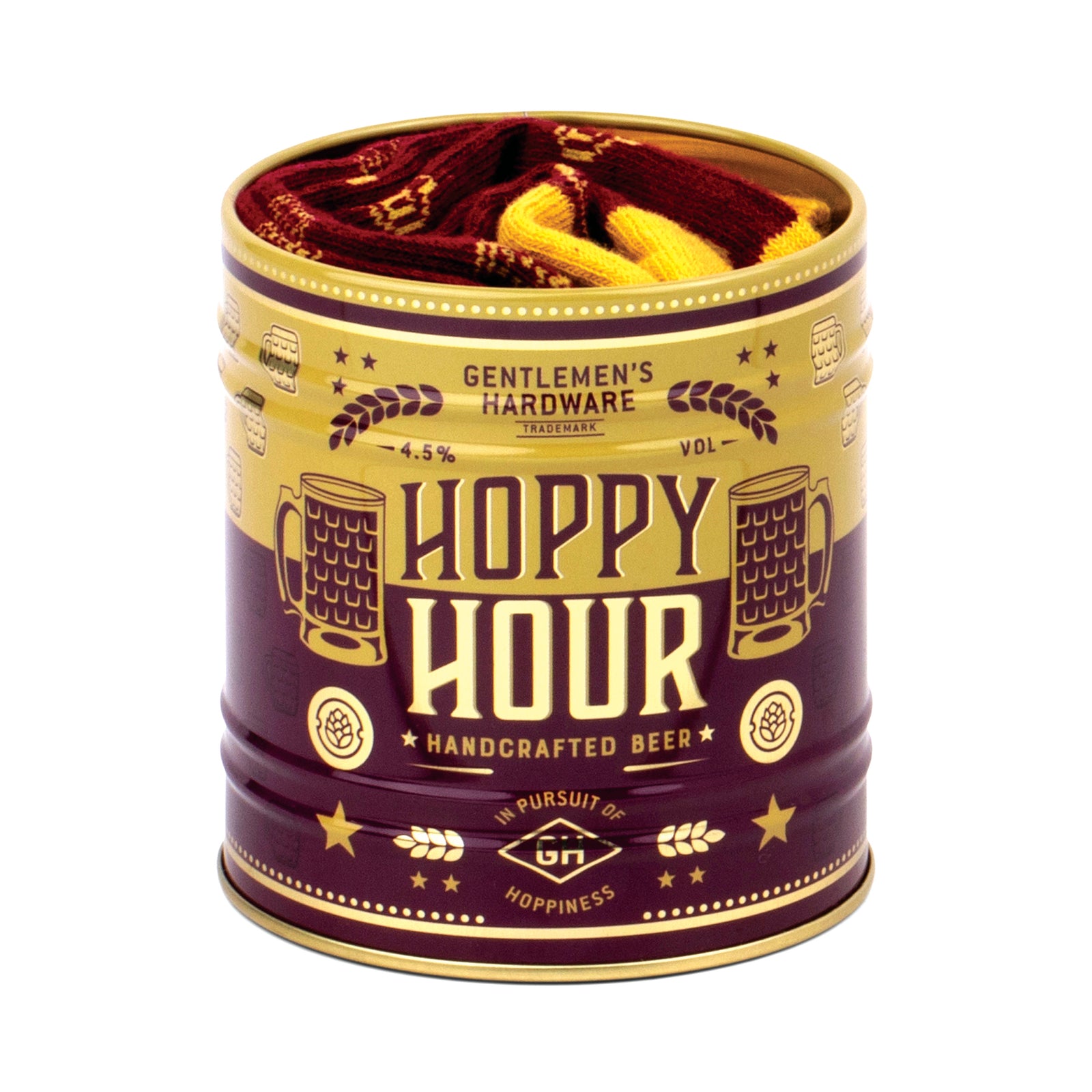 Beer Socks in a Tin | Happy Hour