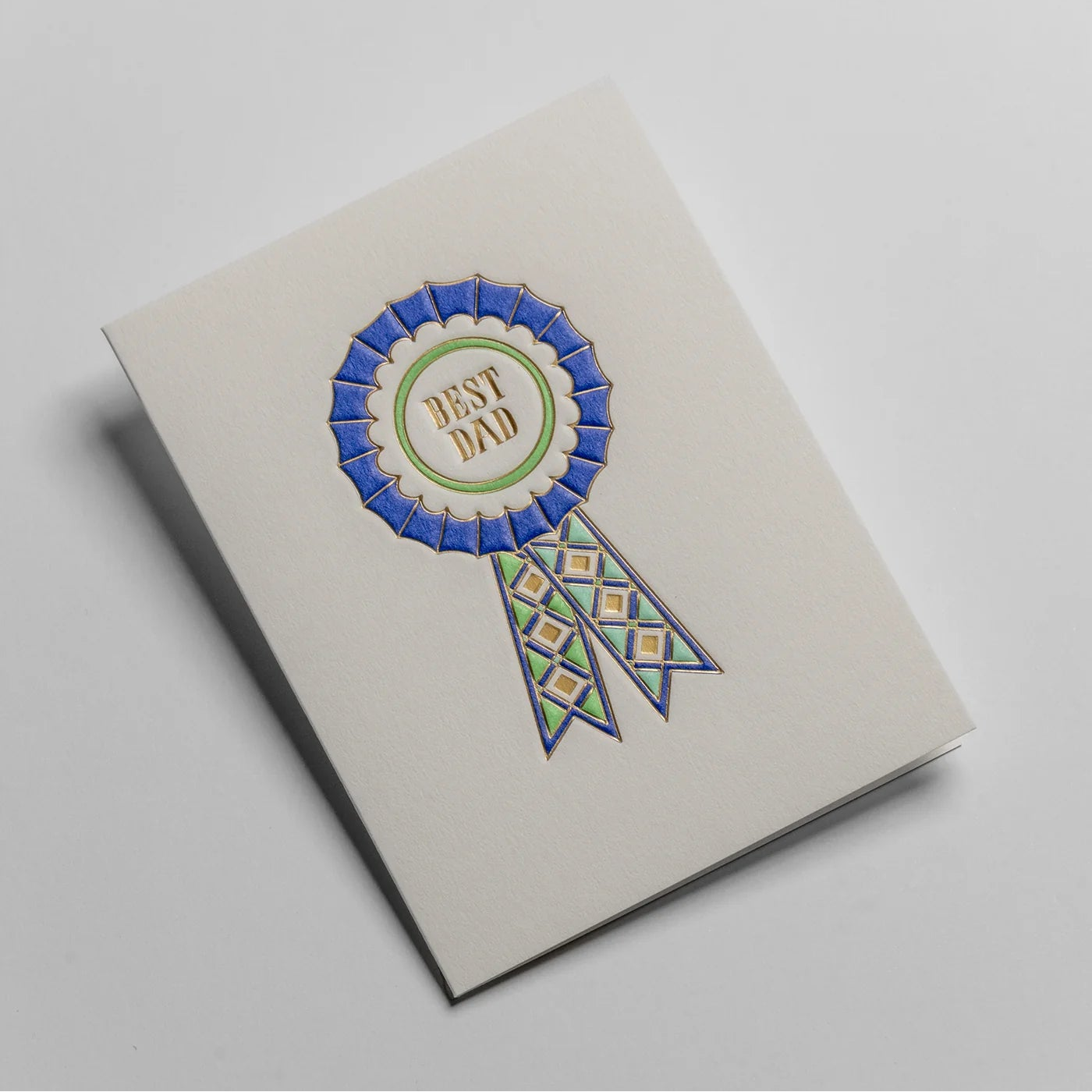 Best Dad Rosette Mini Card | Hanna Werning