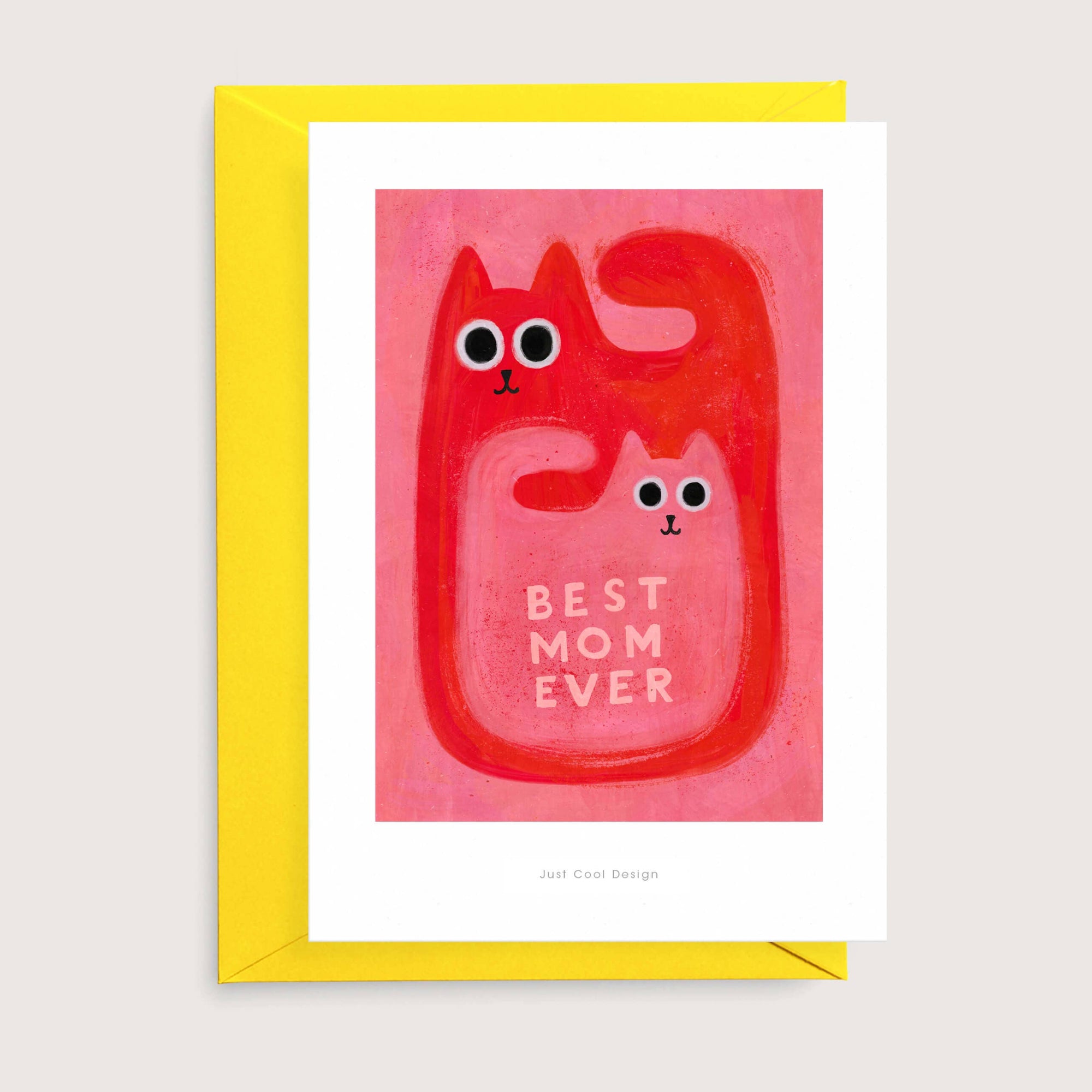 Best mom mini art print | Mother's day Illustration card