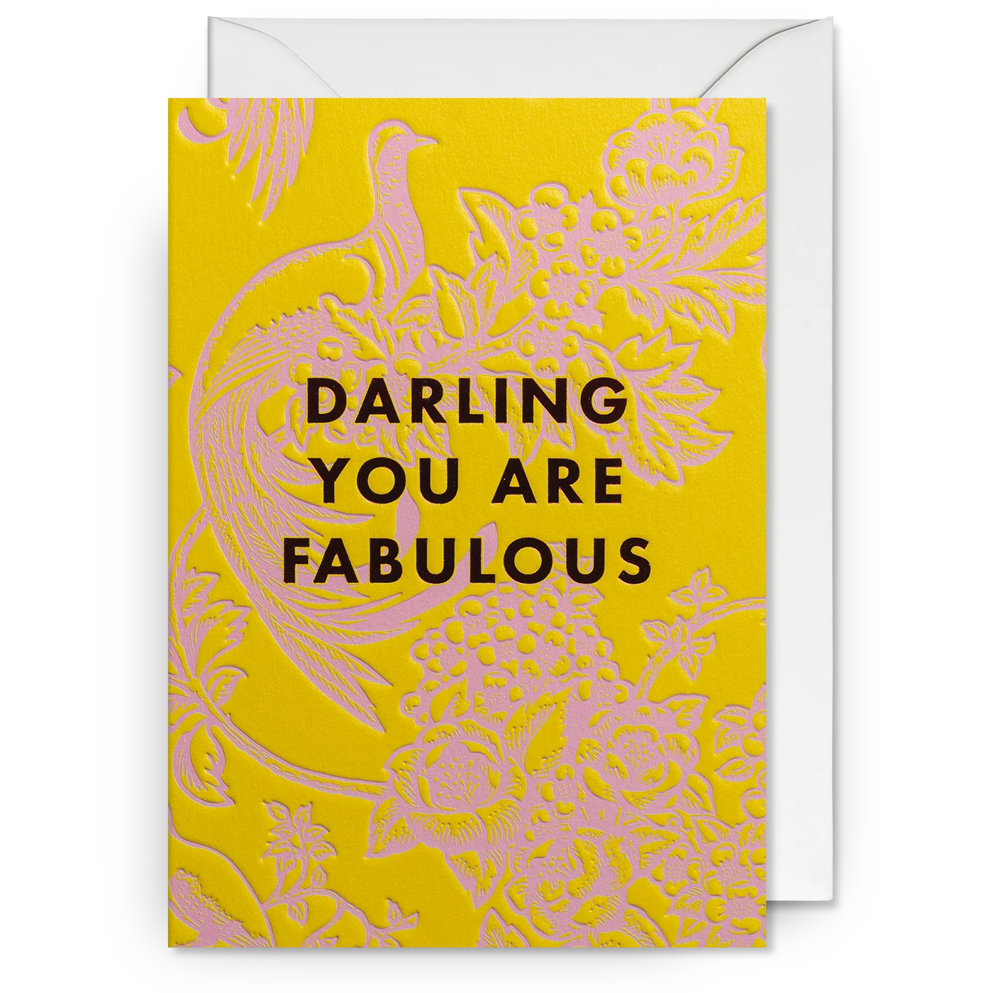 Birds of Paradise Darling You are Fabulous | Florence Broadhurst | Greeting Card