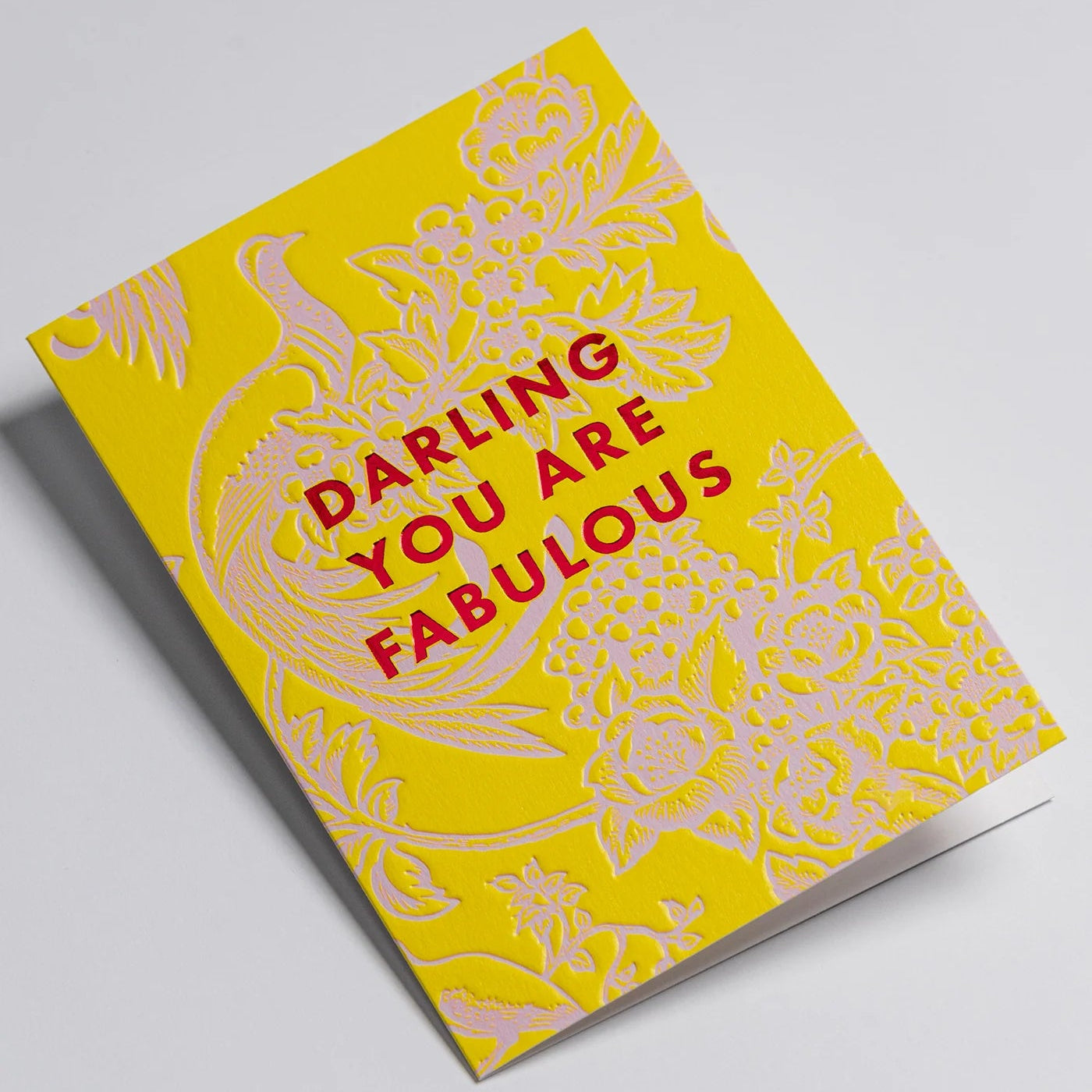 Birds of Paradise Darling You are Fabulous | Florence Broadhurst | Greeting Card