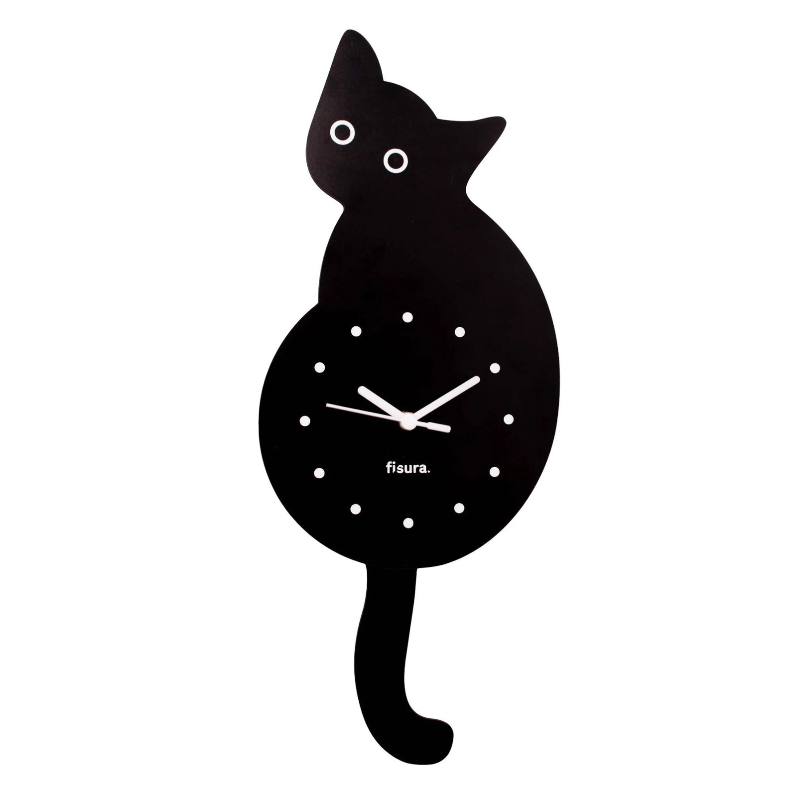 Black Cat Wall Clock