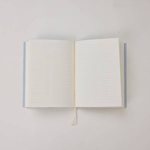 Block Printed Ruled Notebook | Song Birds Blue Stone