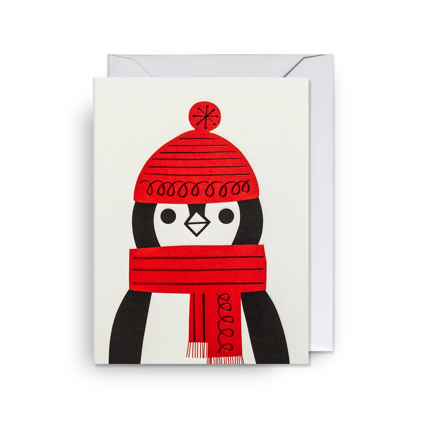 Bobble Hat Penguin | Jane Foster | Mini Card