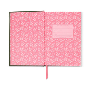 Bookcloth Cover Journal | What Happens In Book Club