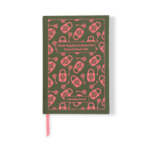 Bookcloth Cover Journal | What Happens In Book Club