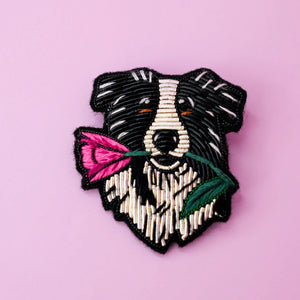 Border Collie Brooch