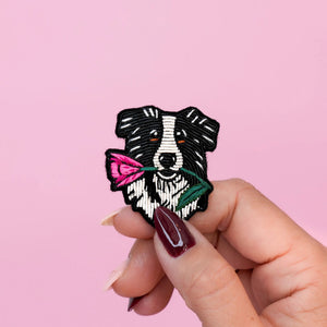 Border Collie Brooch