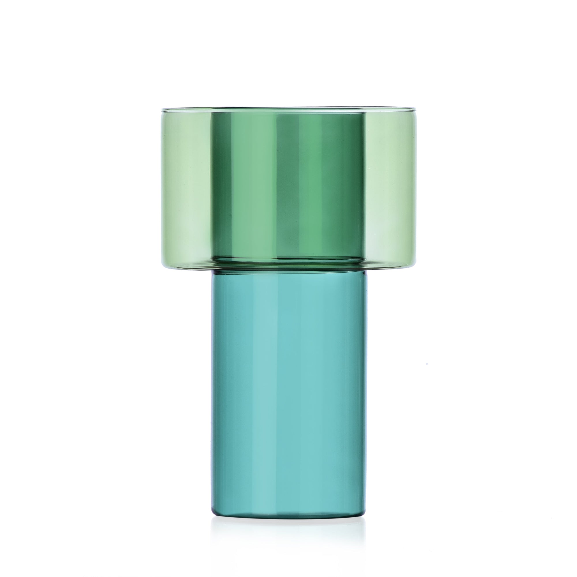 Boreale Vase A Petrol/Green