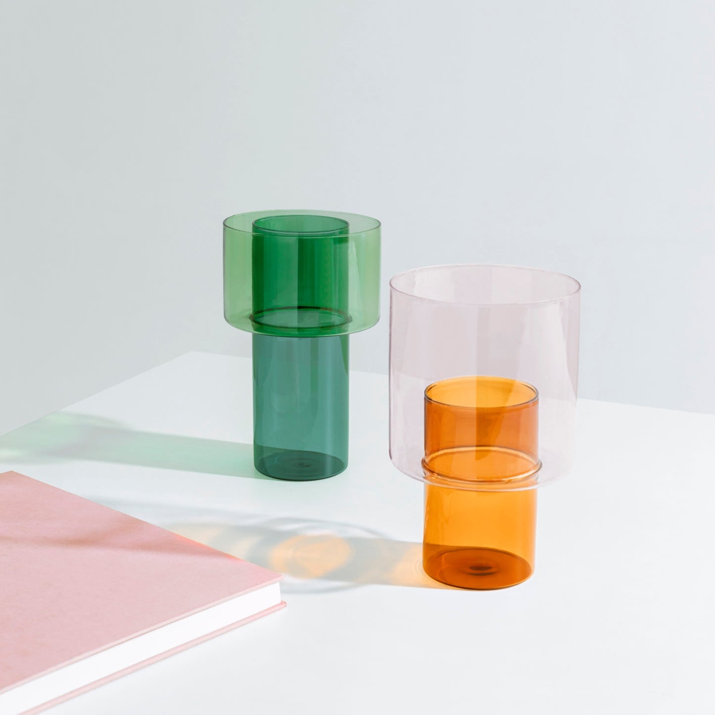 Boreale Vase A Petrol/Green