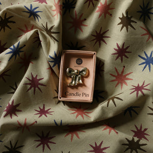 Bowie Bow Candle Pin