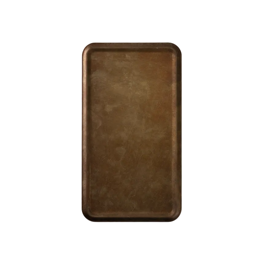 Brass 2Way Flat Tray | Rust