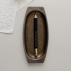 Brass Oval High Tray | Rust