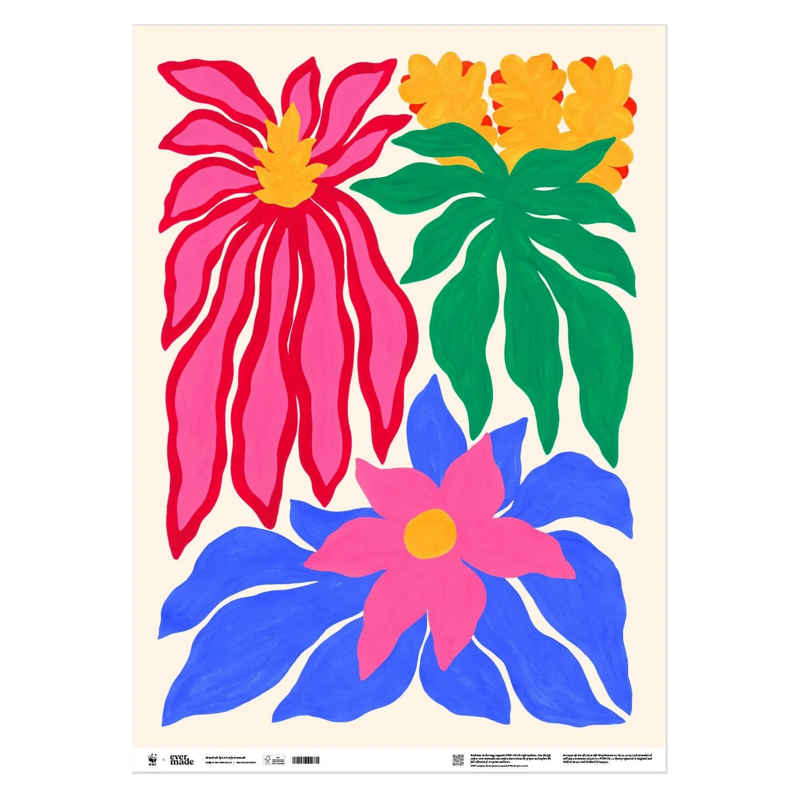 Bromeliads Gift Wrap | Liv 