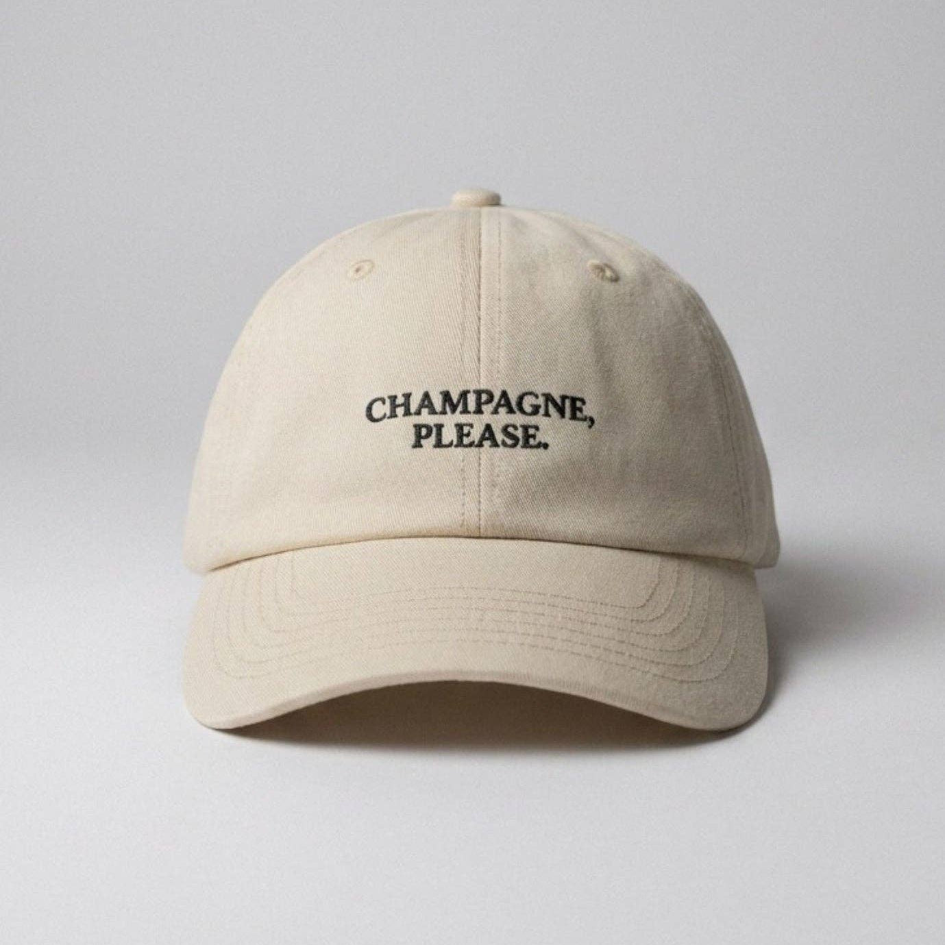CHAMPAGNE, PLEASE CAP