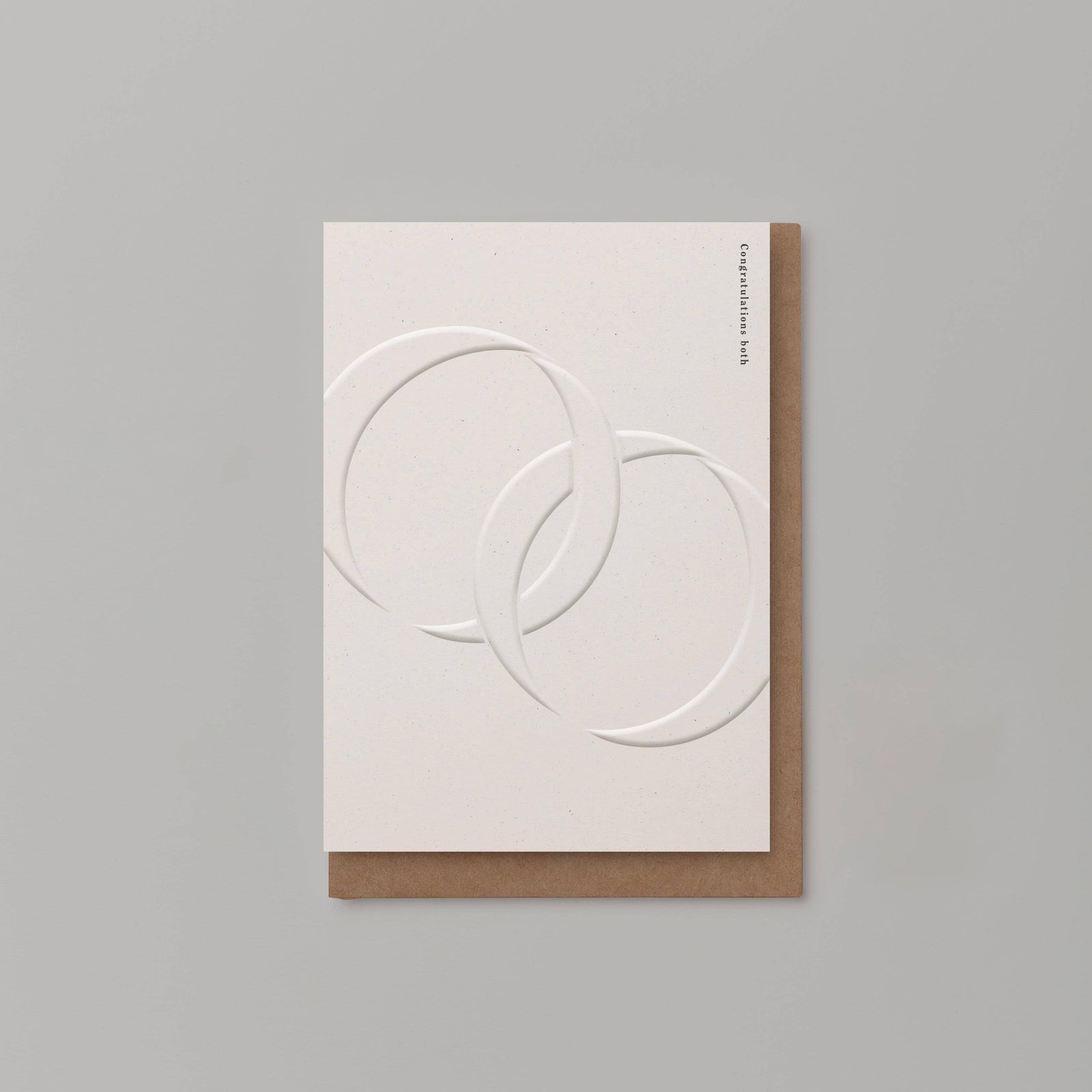 CONGRATULATIONS BOTH | WEDDING CARD