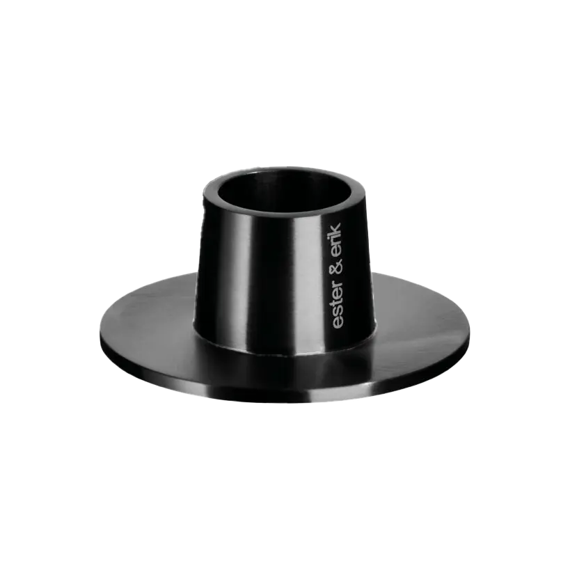 Candle Holder Medium | Matt Black