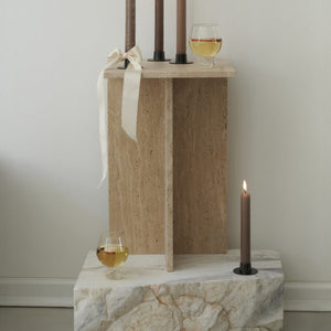 Candle Holder Medium | Matt Black