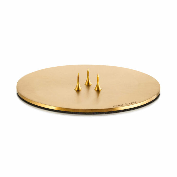 Candle Plates Small | Matt Gold
