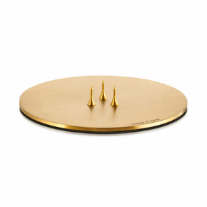 Candle Plates Small | Matt Gold