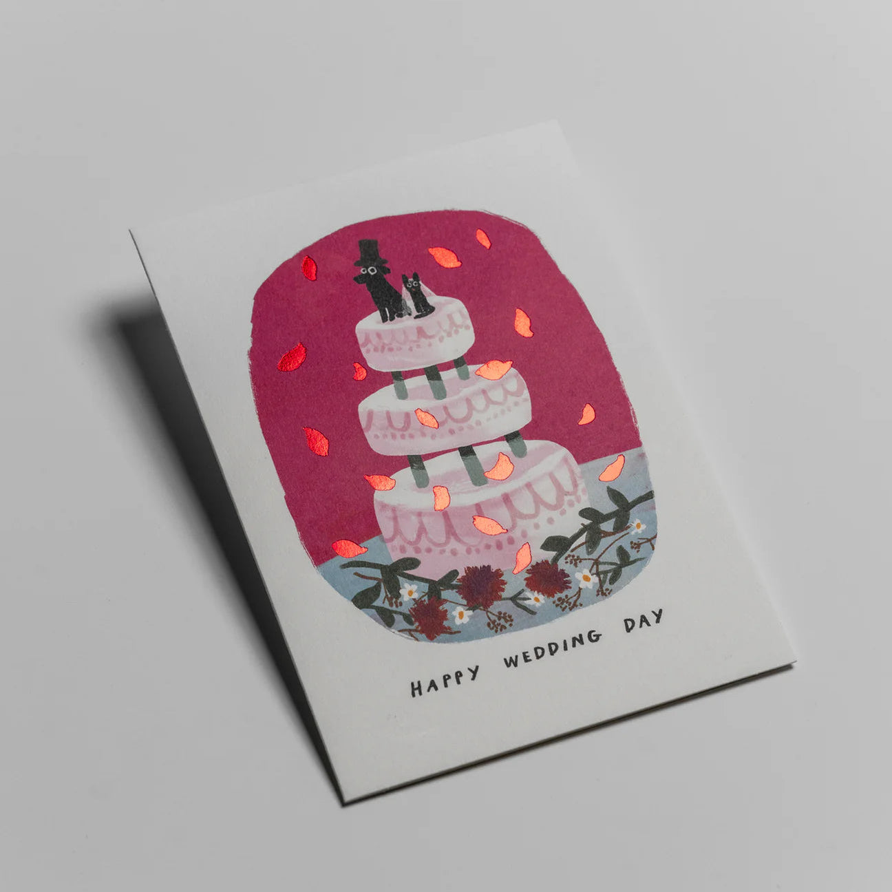 Cat & Dog Happy | John Bond | Wedding Card